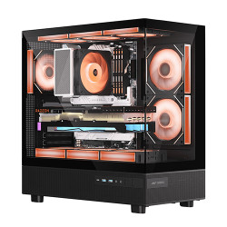 Ant Esports Crystal X6 ATX Computer Case with Type C Black Ant Esports Crystal X6 ATX Computer Case with Type C Black