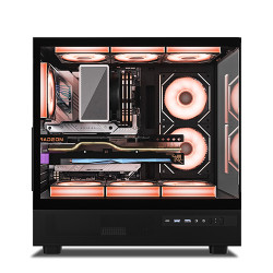 Ant Esports Crystal X6 ATX Computer Case with Type C Black Ant Esports Crystal X6 ATX Computer Case with Type C Black