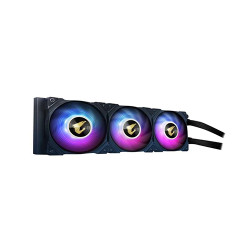 Gigabyte AORUS WATERFORCE X 360 Black All-in-one Liquid Cooler with Circular LCD Display Gigabyte AORUS WATERFORCE X 360 Black All-in-one Liquid Cooler with Circular LCD Display