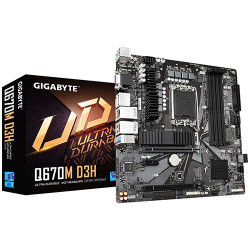 Gigabyte Q670M D3H DDR5 Intel Motherboard Gigabyte Q670M D3H DDR5 Intel Motherboard