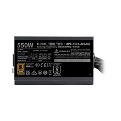 Cooler Master MWE 550 V3 230V 80 Plus Bronze Power Supply (MPE-5501-ACABW-3BIN) Cooler Master MWE 550 V3 230V 80 Plus Bronze Power Supply (MPE-5501-ACABW-3BIN)