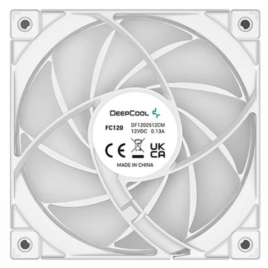 DeepCool FT120 3 in 1 Case Fan - White (R-FT12-WHWPN3-G) DeepCool FT120 3 in 1 Case Fan - White (R-FT12-WHWPN3-G)