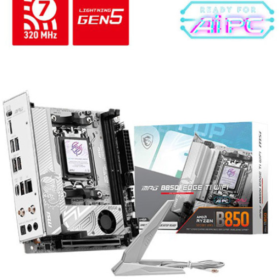 MSI MPG B850I EDGE TI WIFI DDR5 AMD Motherboard