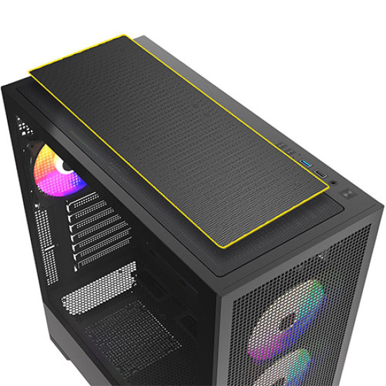 Ant Esports EVO 360 Mid Tower Black Cabinet Ant Esports EVO 360 Mid Tower Black Cabinet