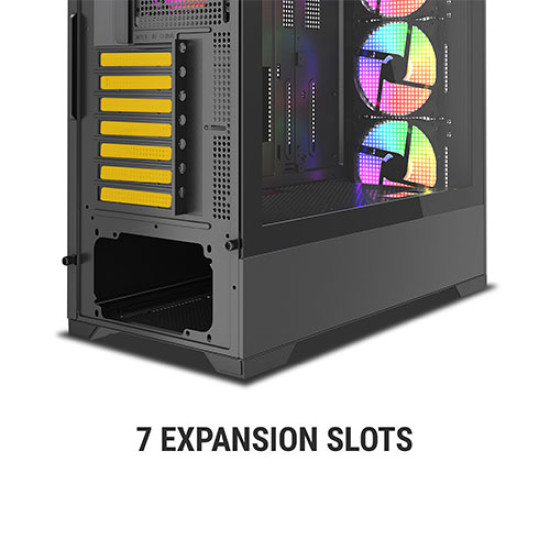 Ant Esports EVO 360 Mid Tower Black Cabinet Ant Esports EVO 360 Mid Tower Black Cabinet