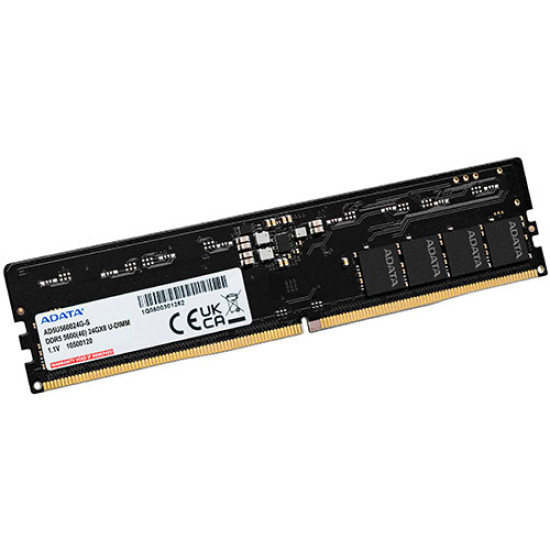 Adata 32GB (32GBx1) DDR5 5600MHz Desktop RAM (AD5U560032G-S) Adata 32GB (32GBx1) DDR5 5600MHz Desktop RAM (AD5U560032G-S)