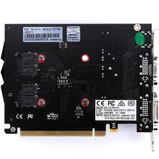 Colorful GeForce GT730K 4GD3-V 4GB DDR3 (G-C730K 4G-V) Colorful GeForce GT730K 4GD3-V 4GB DDR3 (G-C730K 4G-V)