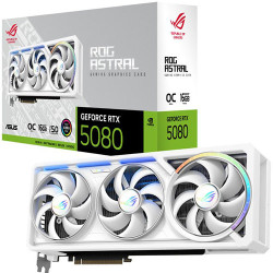 Asus ROG Astral GeForce RTX 5080 16GB GDDR7 WHITE OC Edition