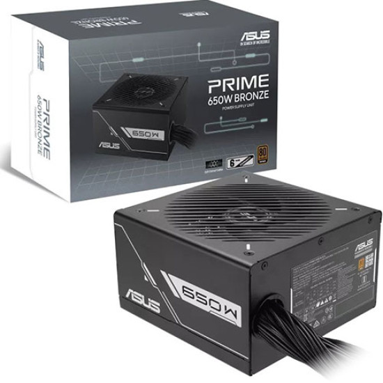 Asus Prime 650W Bronze 650W Power Supply (PRIME-650B-BLACK)