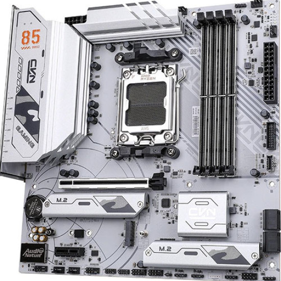 Colorful CVN B850M GAMING FROZEN V14A DDR5 AMD Motherboard (CVN-B850M-GMFRV14A) Colorful CVN B850M GAMING FROZEN V14A DDR5 AMD Motherboard (CVN-B850M-GMFRV14A)