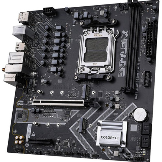 Colorful BATTLE-AX B650M-E WIFI V14 DDR5 AMD Motherboard (BA-B650M-E-WF-V14) Colorful BATTLE-AX B650M-E WIFI V14 DDR5 AMD Motherboard (BA-B650M-E-WF-V14)