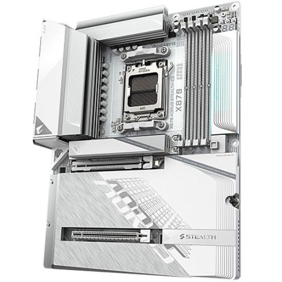 Gigabyte X870 AORUS STEALTH ICE DDR5 AMD Motherboard Gigabyte X870 AORUS STEALTH ICE DDR5 AMD Motherboard