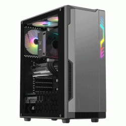 Ant Esports Eclipse Mid Tower Black-Grey Cabinet