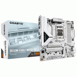 Gigabyte B850M EAGLE WIFI6E ICE DDR5 AMD Motherboard Gigabyte B850M EAGLE WIFI6E ICE DDR5 AMD Motherboard
