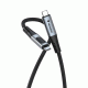 Verbatim Sync & Charge Cable with Power Display 100W (31848)