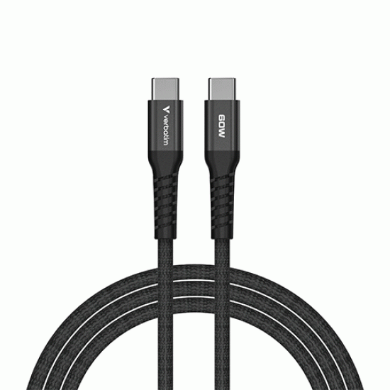 Verbatim Sync & Charge Magnetic Cable 60W USB-C to USB-C 120cm Black (31859)
