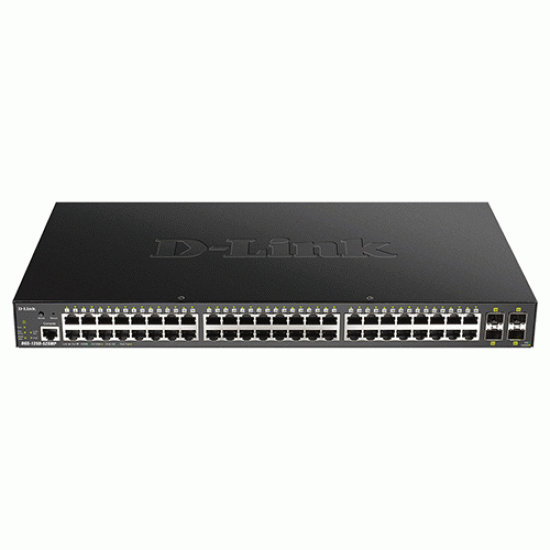 D-Link 52-Port 10-Gigabit Smart Managed PoE Switch (DGS-1250-52XMP)