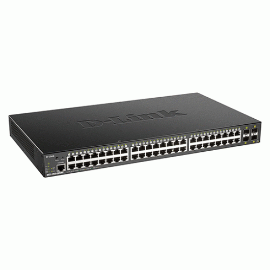 D-Link 52-Port 10-Gigabit Smart Managed PoE Switch (DGS-1250-52XMP)
