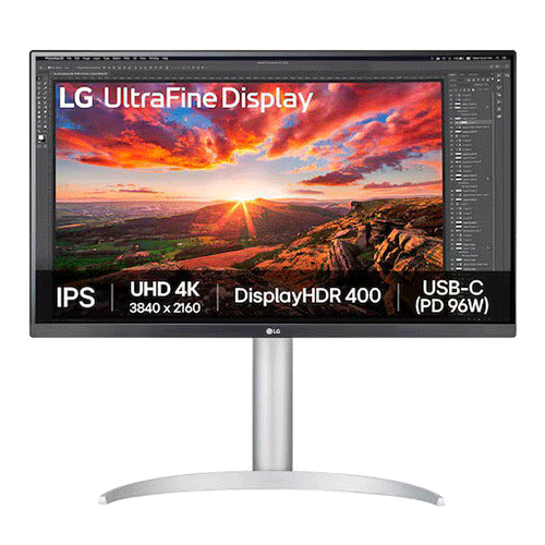 LG 27 inch UHD 4K IPS Monitor (27UP850K -W)