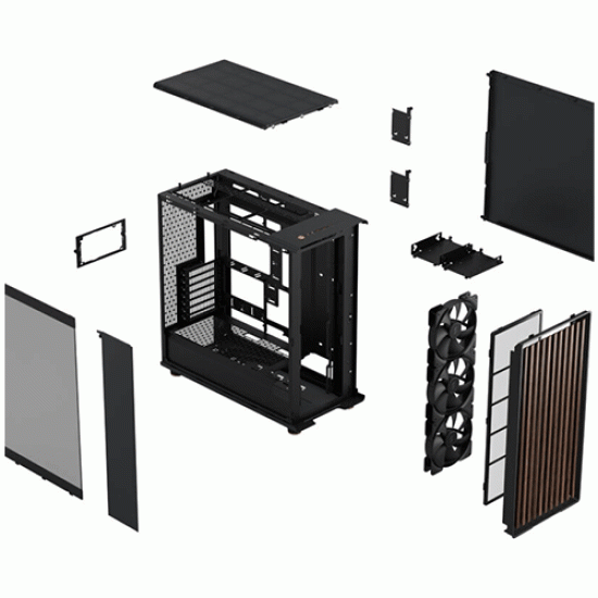 Fractal Design North XL RC Charcoal Black TG Dark (FD-C-NOR1X-05) Fractal Design North XL RC Charcoal Black TG Dark (FD-C-NOR1X-05)