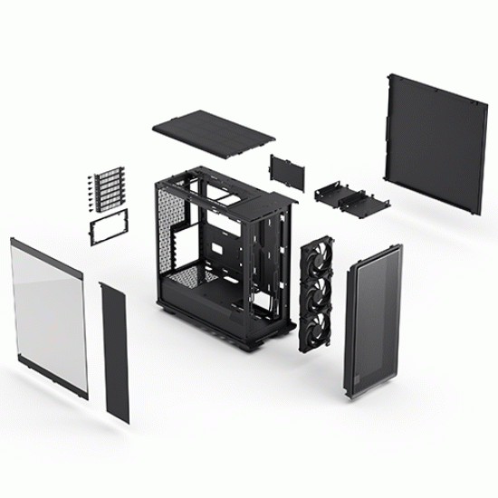 Fractal Design Epoch Black TG Light Tint Mid-Tower Case (FD-C-EPO1A-02)