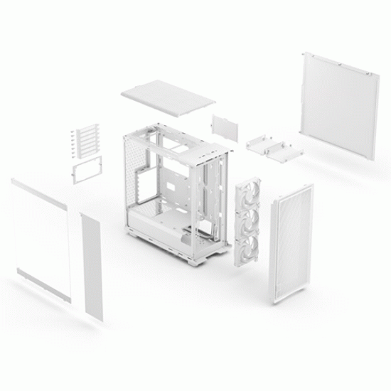Fractal Design Epoch White TG Clear Tint Mid-Tower Case (FD-C-EPO1A-03)	