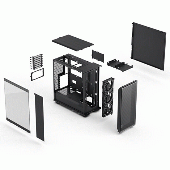 Fractal Design Epoch Black TG RGB Light Tint Mid-Tower Case (FD-C-EPO1A-04)	