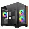 Cooler Master Elite 481 Wood ARGB M-ATX Mini Tower Black Case
