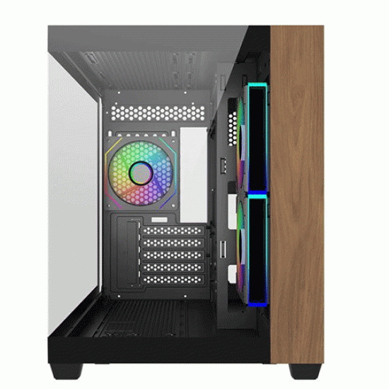Cooler Master Elite 481 Wood ARGB M-ATX Mini Tower Black Case Cooler Master Elite 481 Wood ARGB M-ATX Mini Tower Black Case