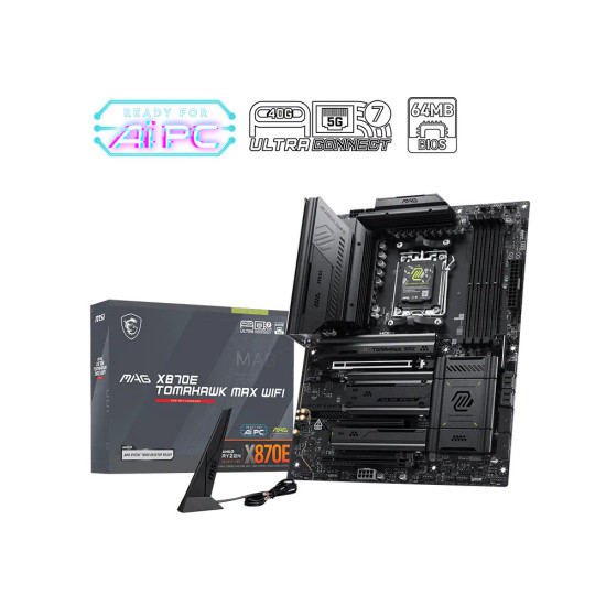 MSI MAG X870E TOMAHAWK MAX WIFI AM5 Motherboard