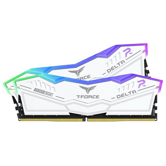 TeamGroup T-Force Delta RGB 32GB (2x16GB) DDR5 White (FF4D532G6400HC40BDC01) TeamGroup T-Force Delta RGB 32GB (2x16GB) DDR5 White (FF4D532G6400HC40BDC01)