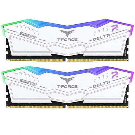 TeamGroup T-Force Delta RGB 32GB (2x16GB) DDR5 White (FF4D532G6400HC40BDC01) TeamGroup T-Force Delta RGB 32GB (2x16GB) DDR5 White (FF4D532G6400HC40BDC01)