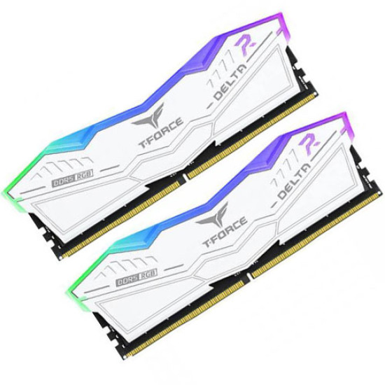 TeamGroup T-Force Delta RGB 32GB (2x16GB) DDR5 White (FF4D532G6400HC40BDC01) TeamGroup T-Force Delta RGB 32GB (2x16GB) DDR5 White (FF4D532G6400HC40BDC01)