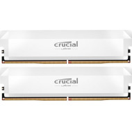 Crucial Pro Overclocking 32GB Kit (16GBx2) DDR5-6000 UDIMM White (CP2K16G60C36U5W)