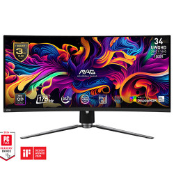 MSI MAG 341CQP QD-OLED 34 Inch Curved OLED Gaming Monitor MSI MAG 341CQP QD-OLED 34 Inch Curved OLED Gaming Monitor