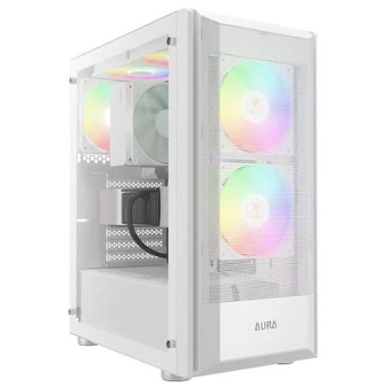 Gamdias AURA GC6 WH Fine MESH ARGB Mid-Tower Case White Gamdias AURA GC6 WH Fine MESH ARGB Mid-Tower Case White