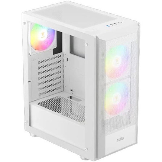 Gamdias AURA GC6 WH Fine MESH ARGB Mid-Tower Case White Gamdias AURA GC6 WH Fine MESH ARGB Mid-Tower Case White