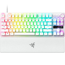 Razer Huntsman V3 Pro Tenkeyless Wired Gaming Keyboard White (RZ03-04981700-R3M1)