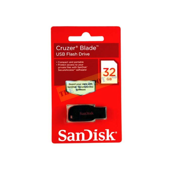 SanDisk Cruzer Blade 32GB USB Flash Pen Drive SanDisk Cruzer Blade 32GB USB Flash Pen Drive