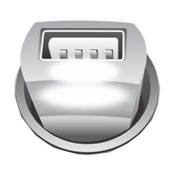Portronics Car Power Micro Auto USB Charger - White (POR 331) Portronics Car Power Micro Auto USB Charger - White (POR 331)