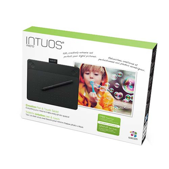 Wacom Intuos Photo Small - Black (CTH-490-K2-CX) Wacom Intuos Photo Small - Black (CTH-490-K2-CX)