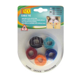 MX Easy Cable Ties 13mm X 125mm - Cable Organizer (MX 3093) MX Easy Cable Ties 13mm X 125mm - Cable Organizer (MX 3093)