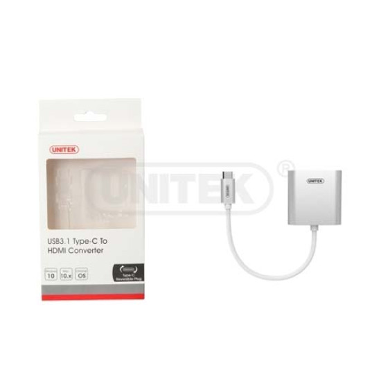Unitek USB3.1 USB-C to HDMI (4K) Converter Y-6309 (UT-102) Unitek USB3.1 USB-C to HDMI (4K) Converter Y-6309 (UT-102)