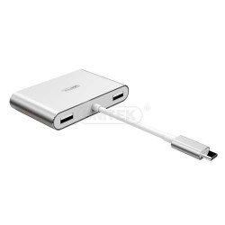 Unitek USB-C Aluminium Multiport Hub with Power Delivery (1-Port USB3.0 + 2-Port USB2.0 + VGA) Y-9102 (UT-108) Unitek USB-C Aluminium Multiport Hub with Power Delivery (1-Port USB3.0 + 2-Port USB2.0 + VGA) Y-9102 (UT-108)