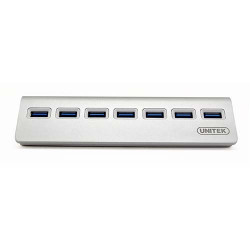 Unitek USB3.0 7-Port Aluminium Hub Y-3187 (UT-111) Unitek USB3.0 7-Port Aluminium Hub Y-3187 (UT-111)