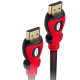 Portronics Koral Male to Male HDMI Cable 1.5M - Black-Red (POR 635)
