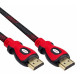 Portronics Koral Male to Male HDMI Cable 1.5M - Black-Red (POR 635)