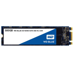 Western Digital Blue 3D Nand 500GB M.2 2280 SATA Internal Solid State Drive (WDS500G2B0B) Western Digital Blue 3D Nand 500GB M.2 2280 SATA Internal Solid State Drive (WDS500G2B0B)