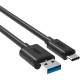 Unitek USB3.1 USB-C (M) to USB-A (M) Cable - Y-C474BK (UT-118) Unitek USB3.1 USB-C (M) to USB-A (M) Cable - Y-C474BK (UT-118)