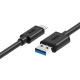 Unitek USB3.1 USB-C (M) to USB-A (M) Cable - Y-C474BK (UT-118) Unitek USB3.1 USB-C (M) to USB-A (M) Cable - Y-C474BK (UT-118)